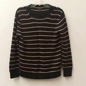 J. Crew Rollneck Pullover Sweater in Stripe Women's Size Small